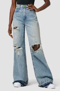 Hudson x Zoe Costello Zoe High-Rise Wide Leg Jean sold by Hudson Jeans