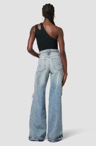 Hudson x Zoe Costello Zoe High-Rise Wide Leg Jean sold by Hudson Jeans