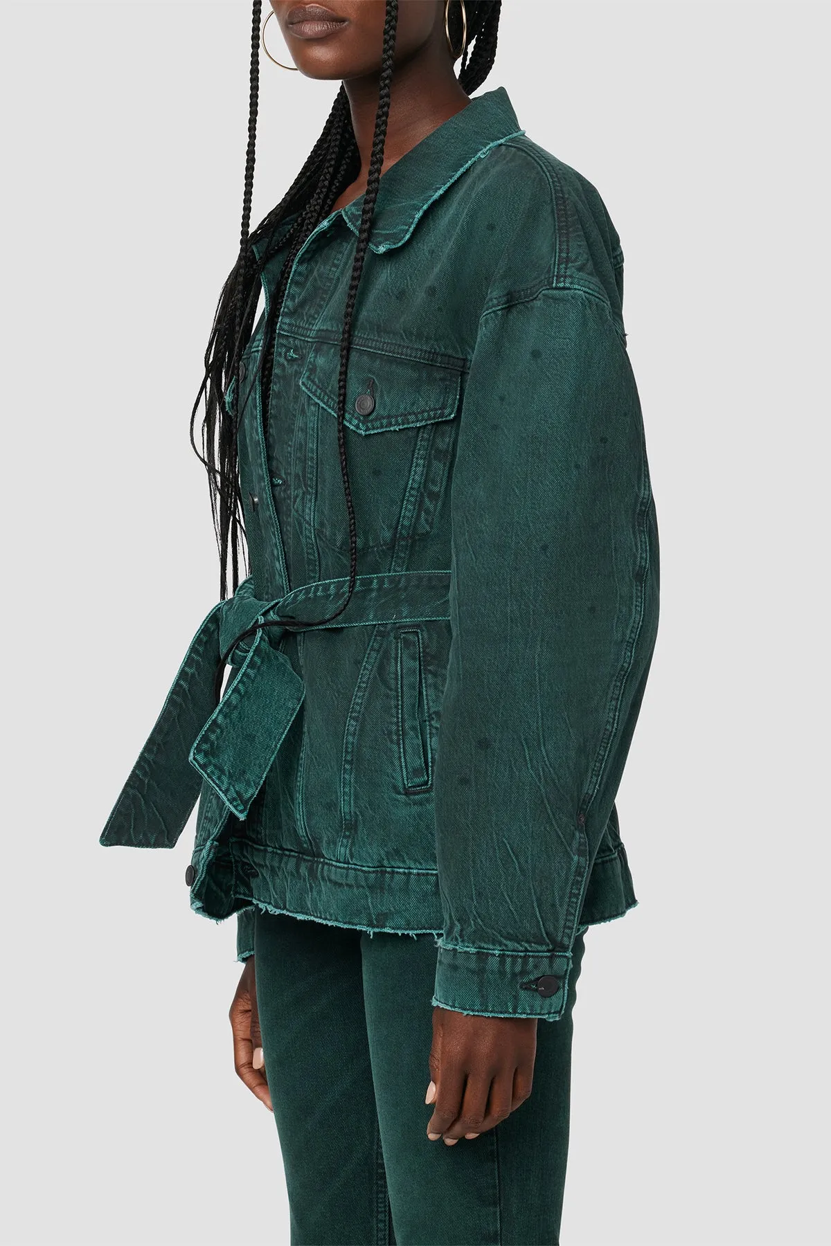 Denim Wrap Jacket sold by Hudson Jeans product image thumbnail 2