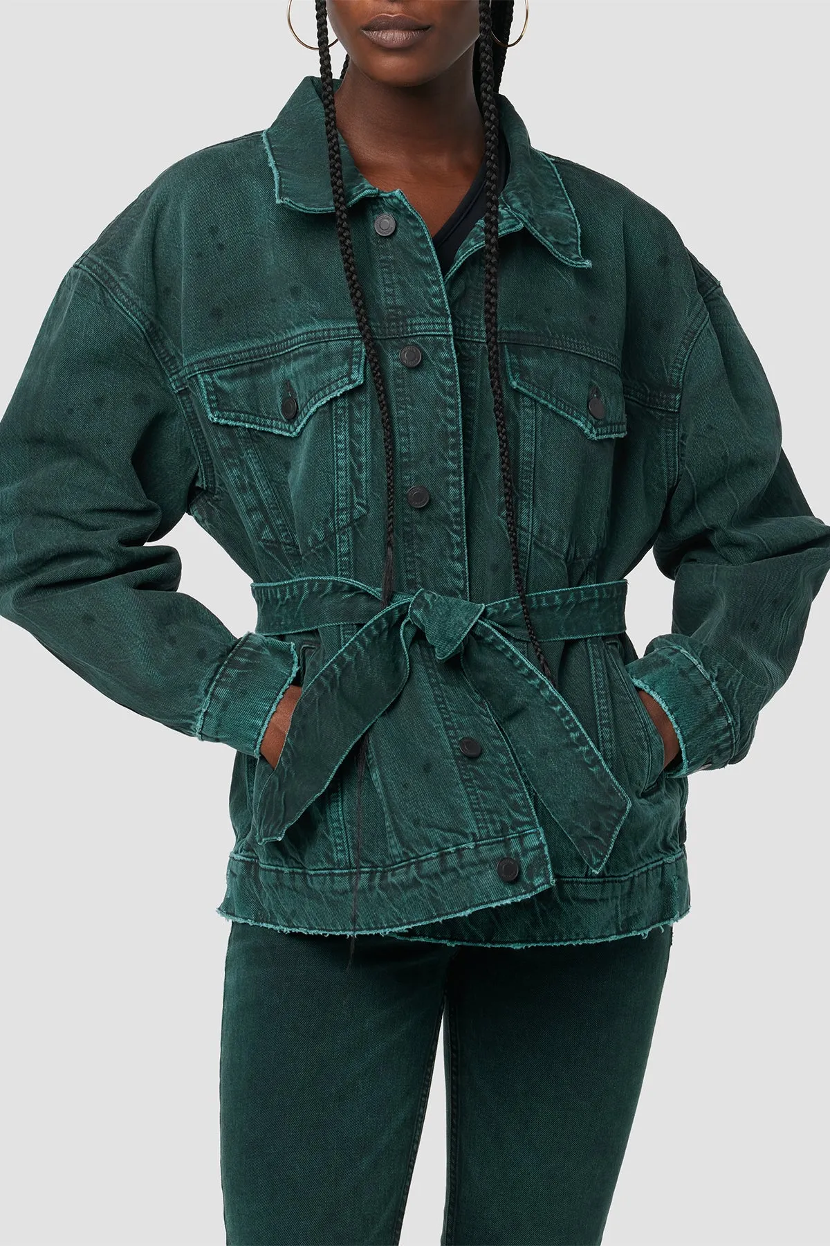 Denim Wrap Jacket sold by Hudson Jeans
