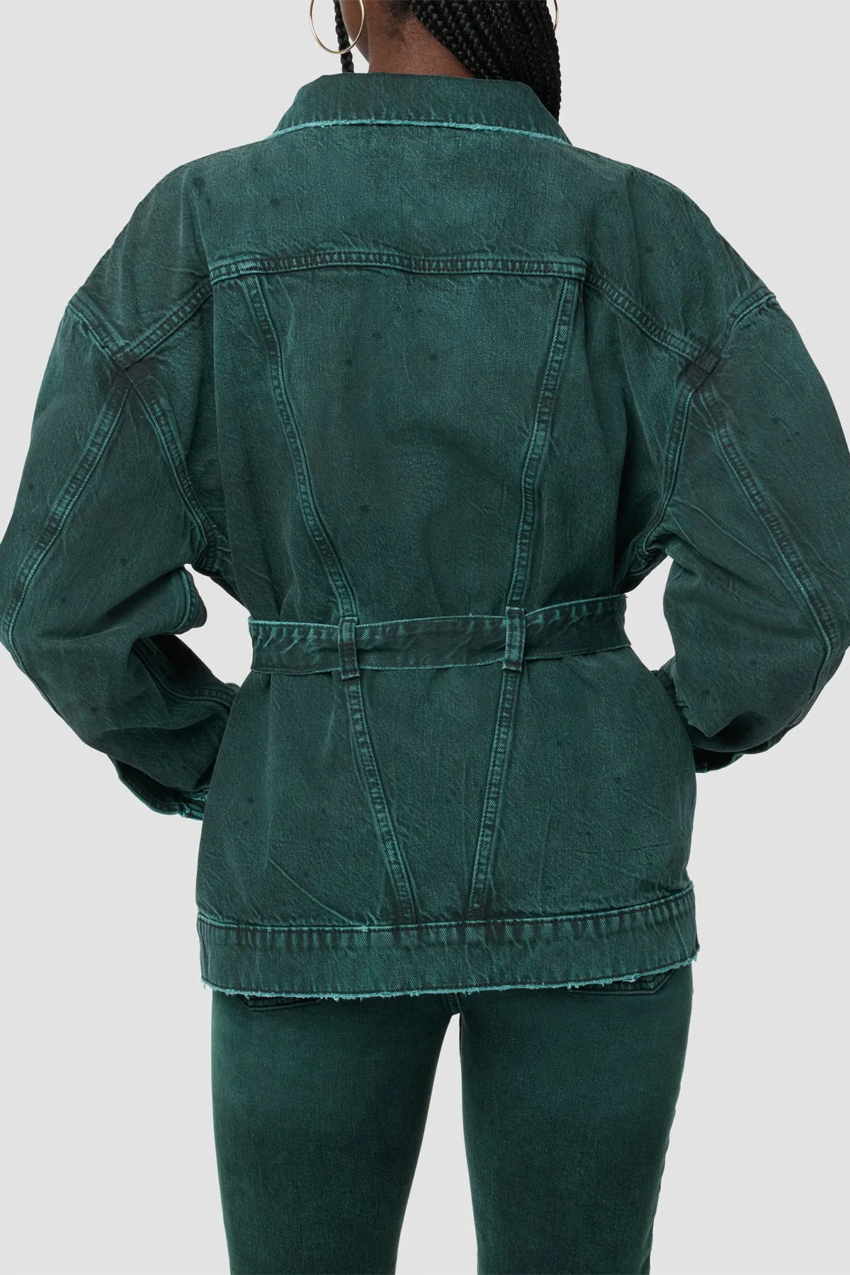 Denim Wrap Jacket sold by Hudson Jeans product image thumbnail 4