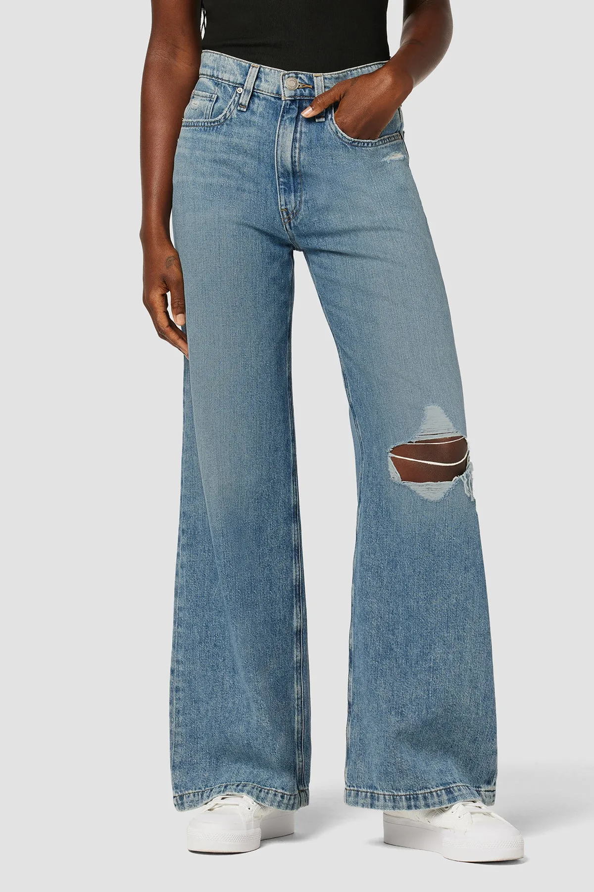 Jodie Loose Fit Wide Leg Petite Jean sold by Hudson Jeans