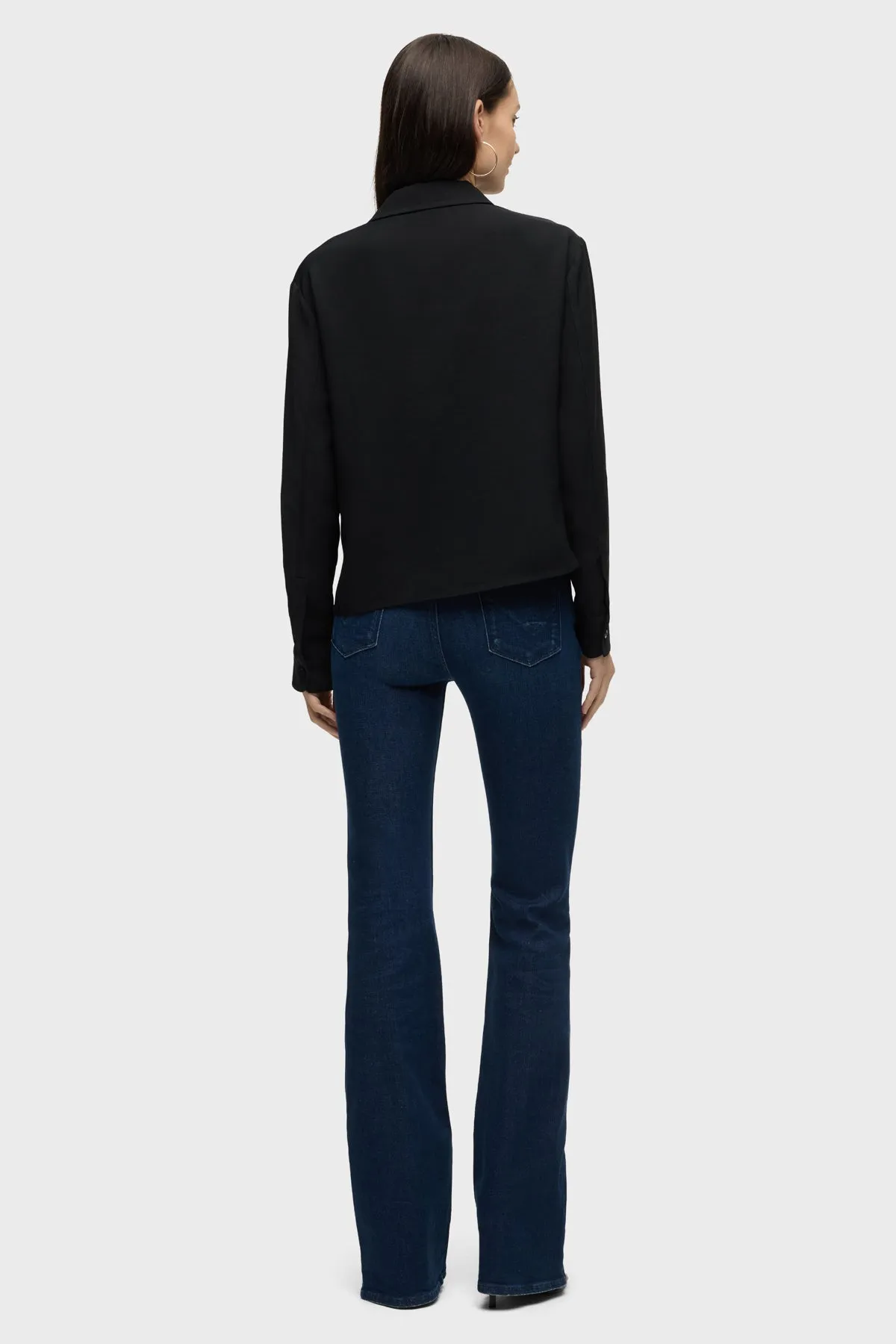 Long Sleeve Knotted Button Down Shirt sold by Hudson Jeans product image thumbnail 5