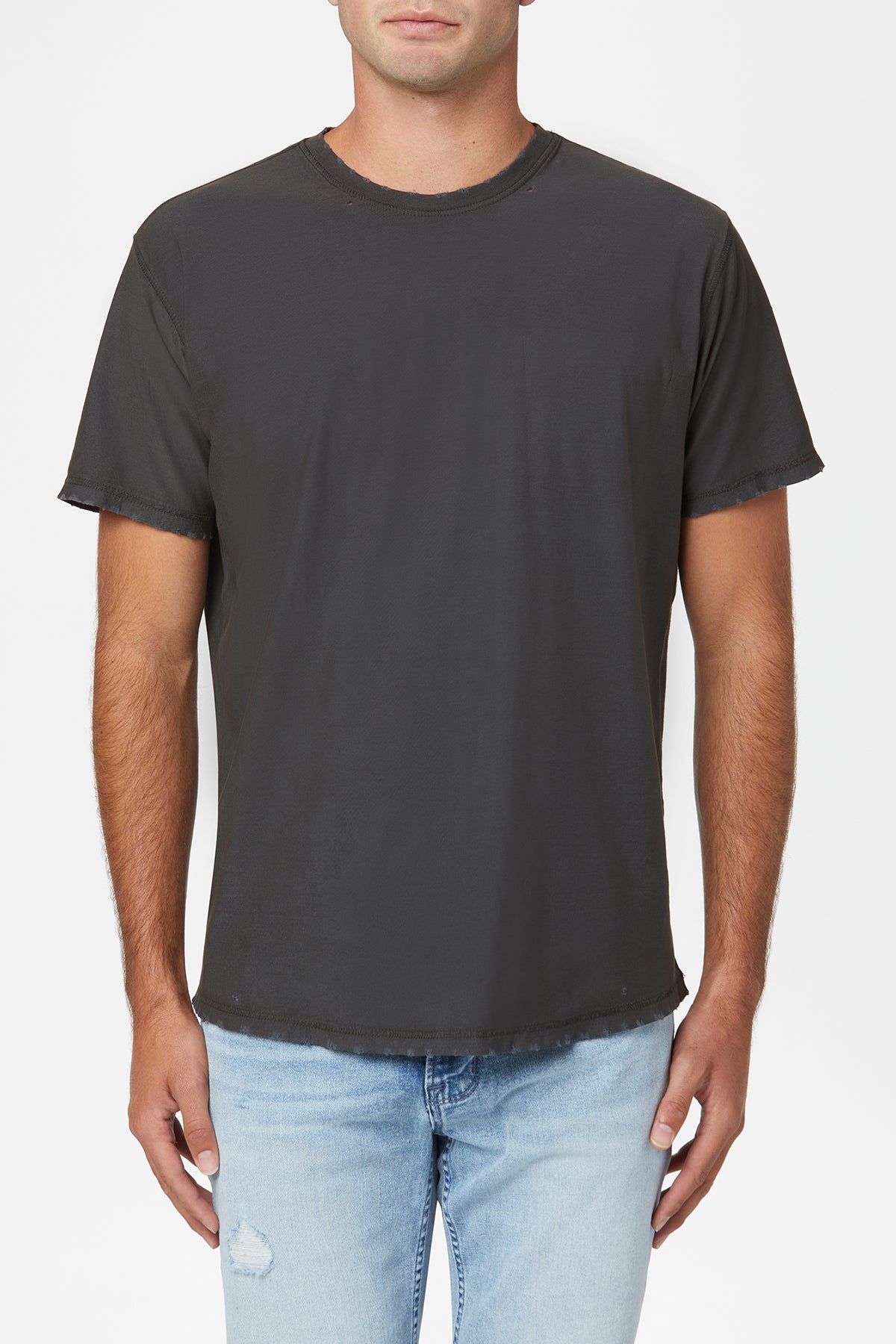 Anderson Reversed Elongated Tee sold by Hudson Jeans