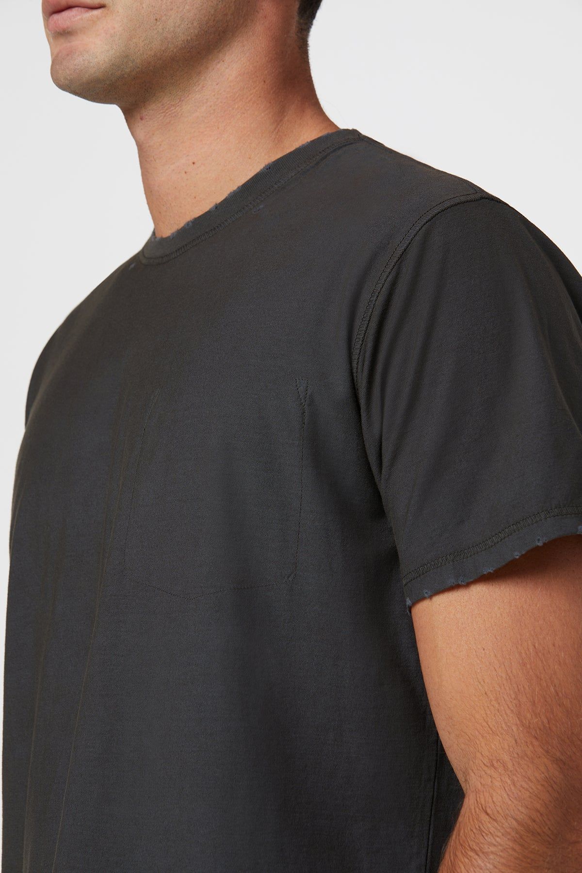 Anderson Reversed Elongated Tee sold by Hudson Jeans product image thumbnail 4