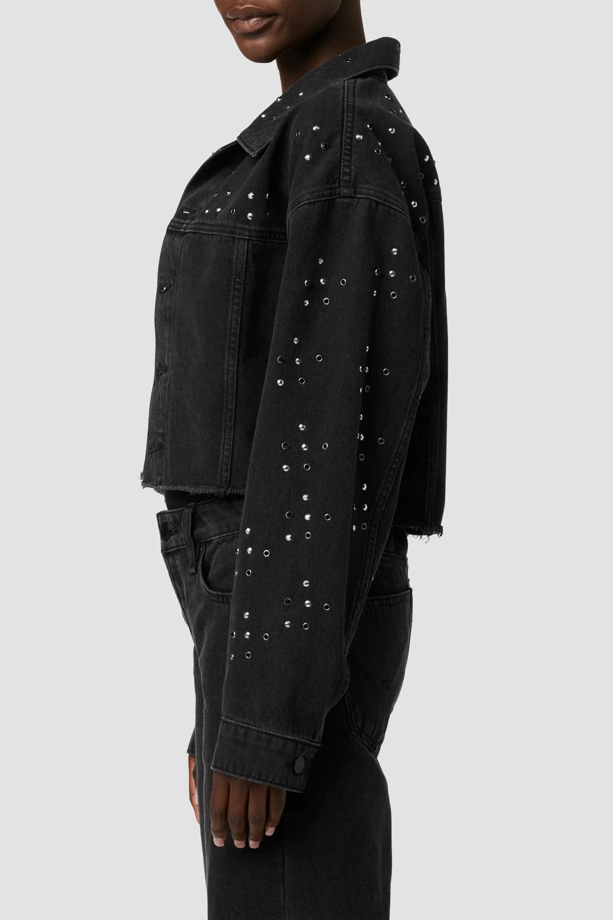 Micro Cropped Jacket sold by Hudson Jeans product image thumbnail 2