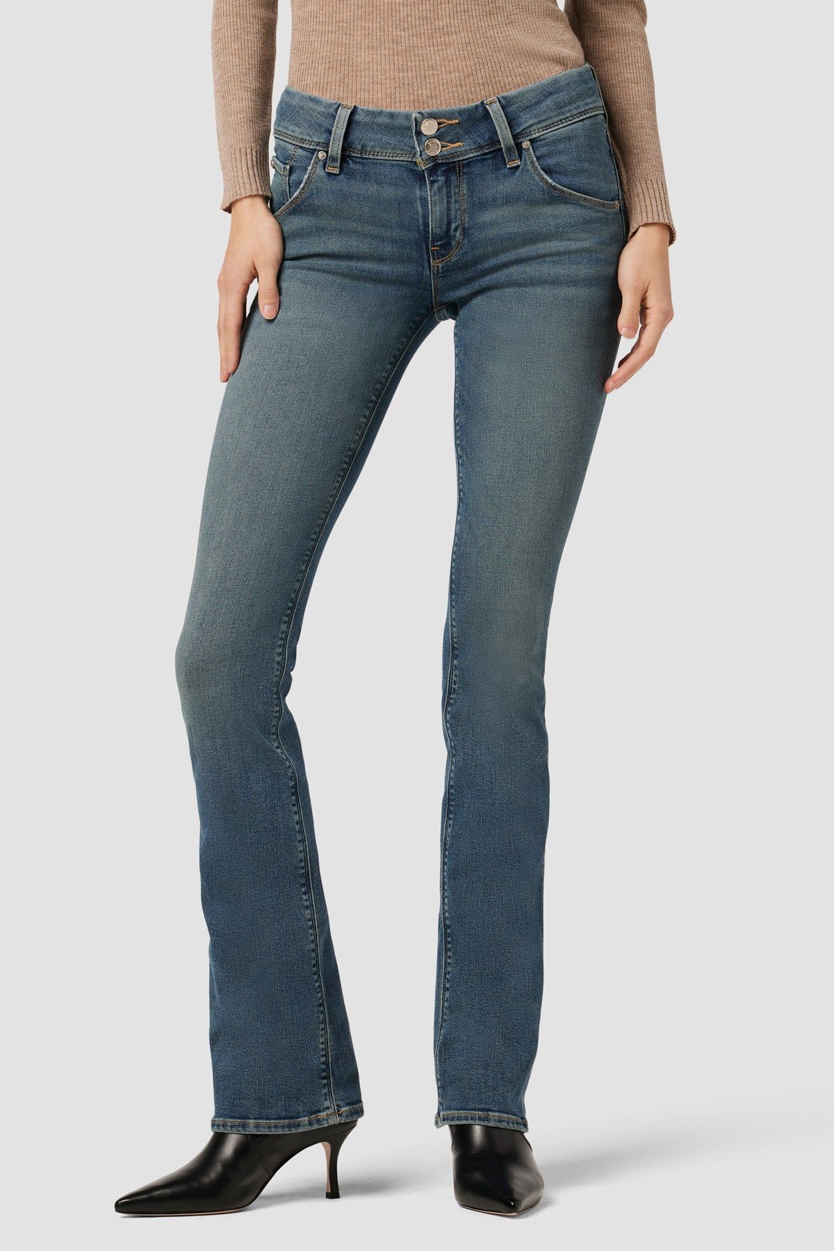 Beth Mid-Rise Baby Bootcut Jean sold by Hudson Jeans