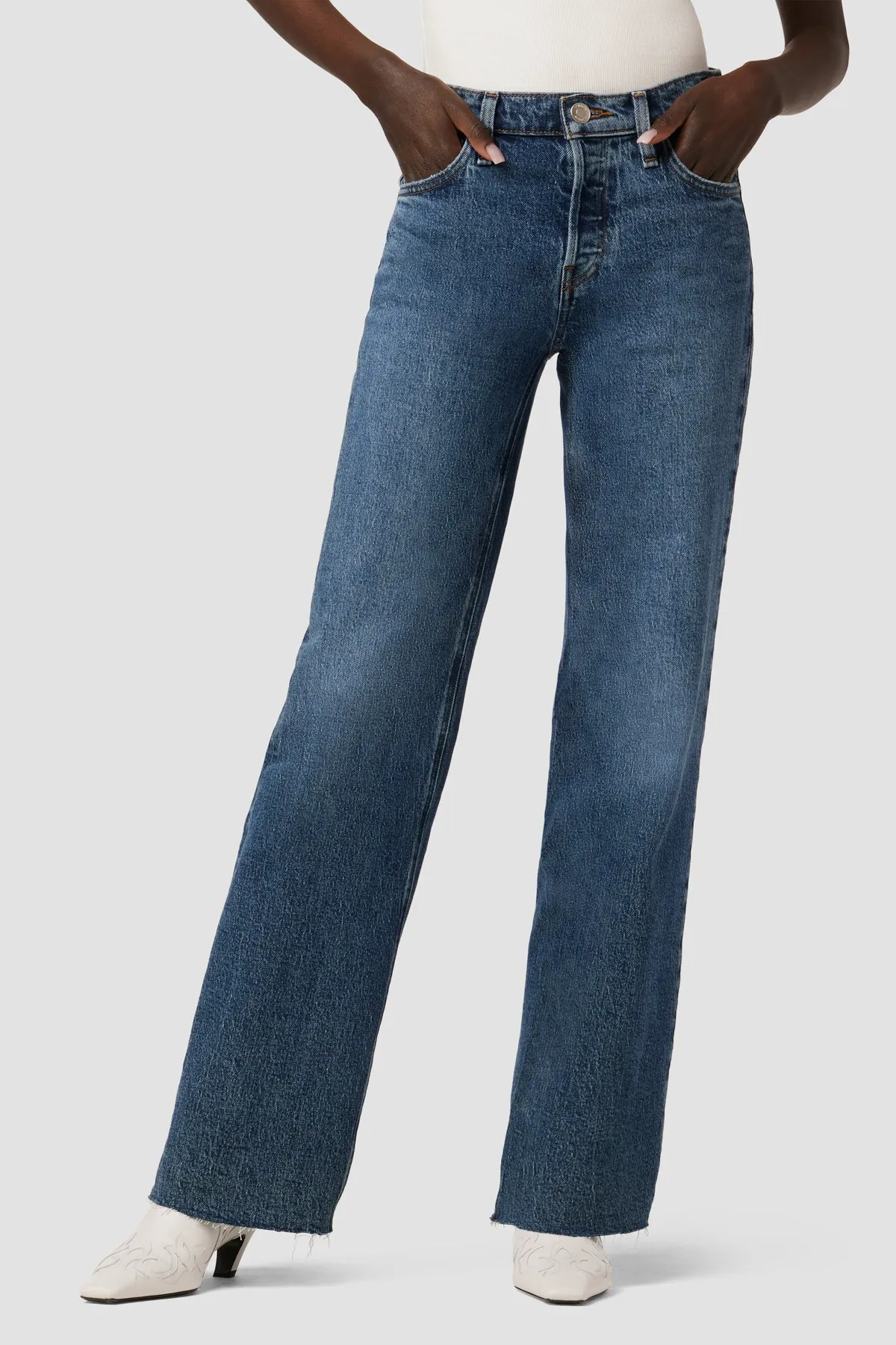 Rosie High-Rise Wide Leg Jean sold by Hudson Jeans