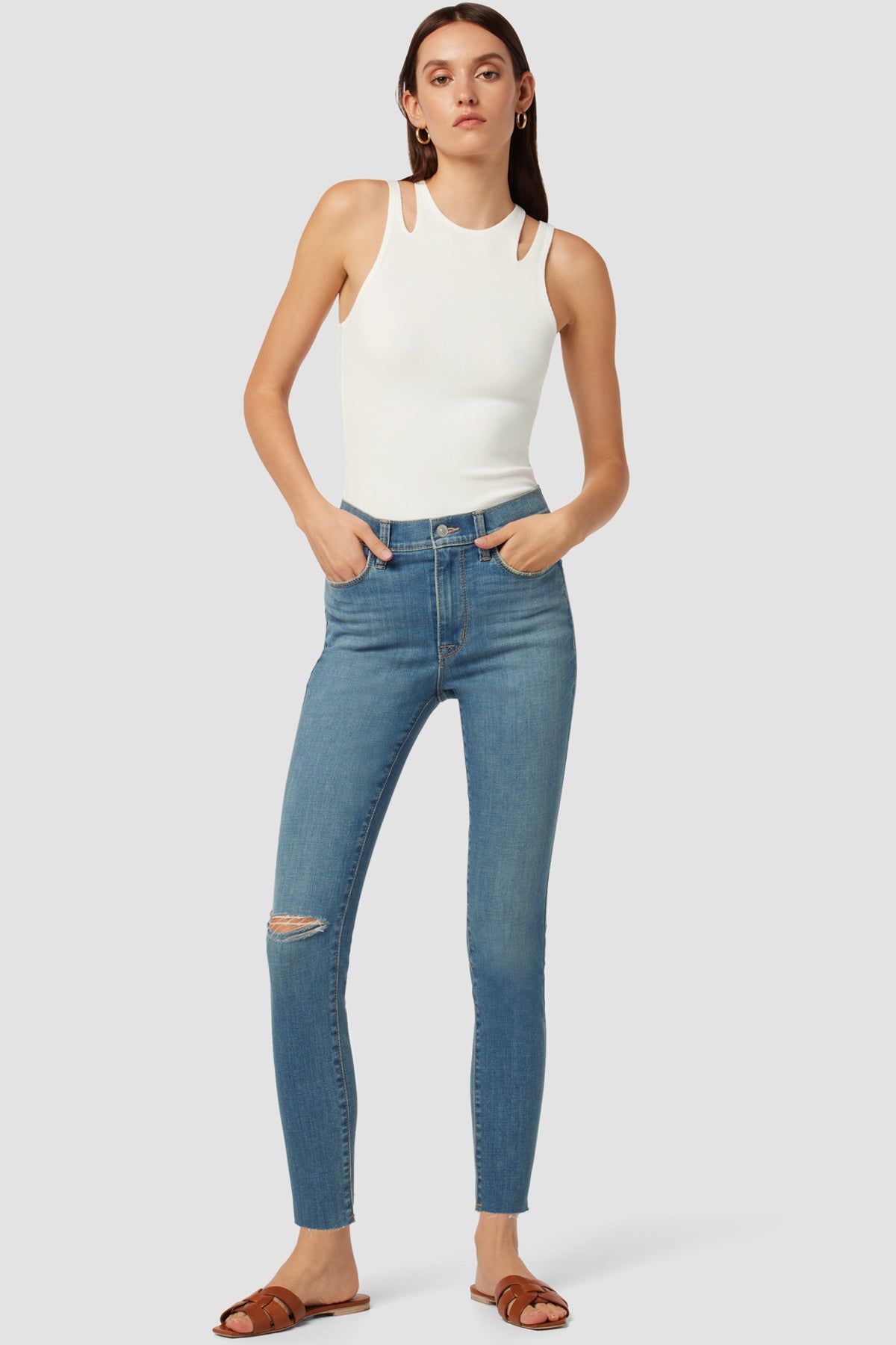 Blair High-Rise Super Skinny Crop Jean sold by Hudson Jeans product image thumbnail 4