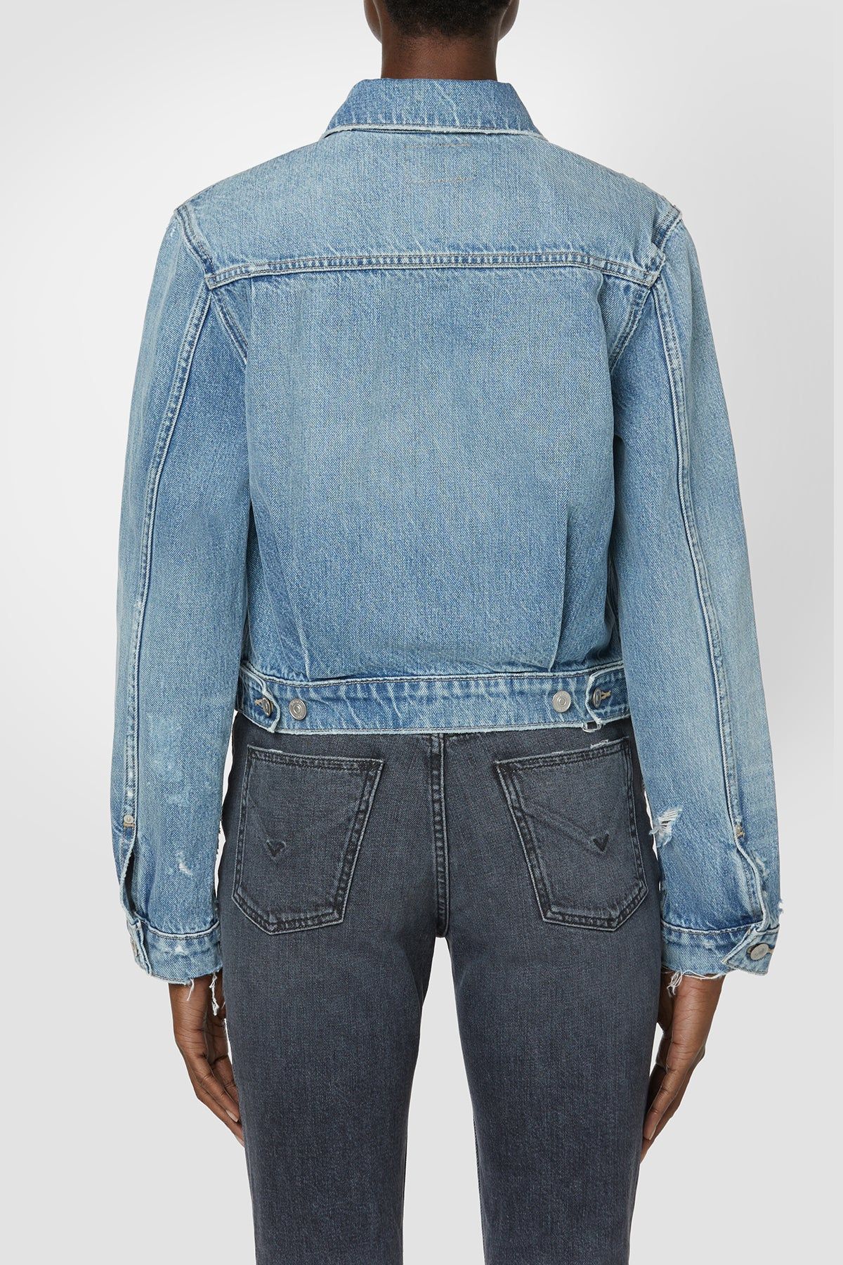 Cropped Trucker Jacket sold by Hudson Jeans product image thumbnail 2