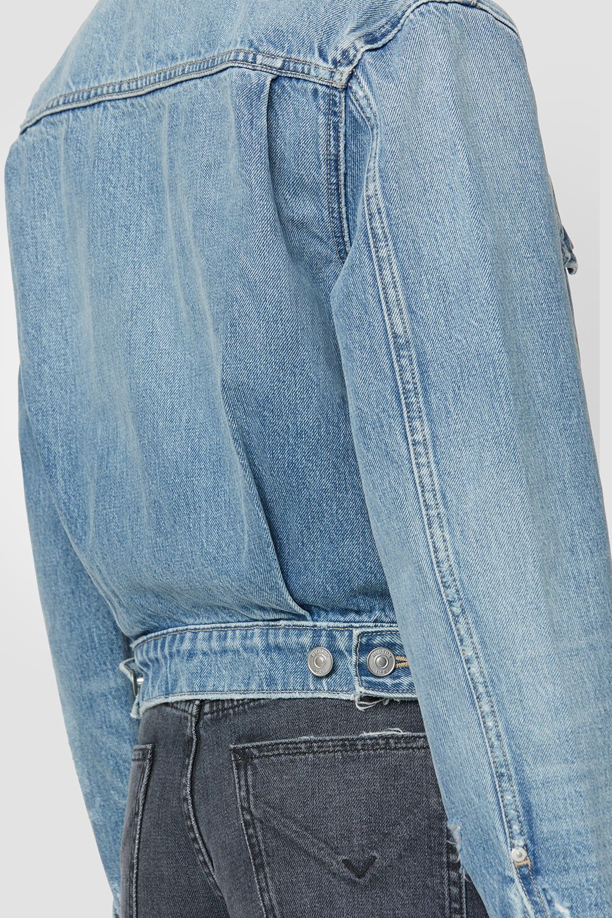 Cropped Trucker Jacket sold by Hudson Jeans product image thumbnail 4