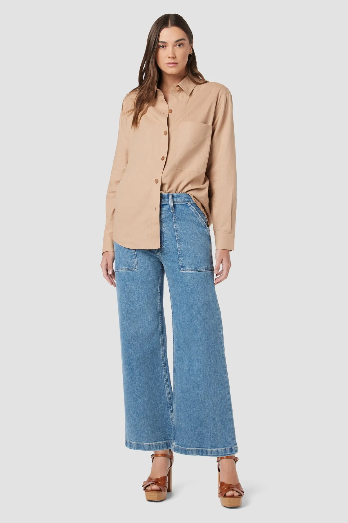 Jodie Loose Fit Wide Leg Crop Jean sold by Hudson Jeans product image thumbnail 5