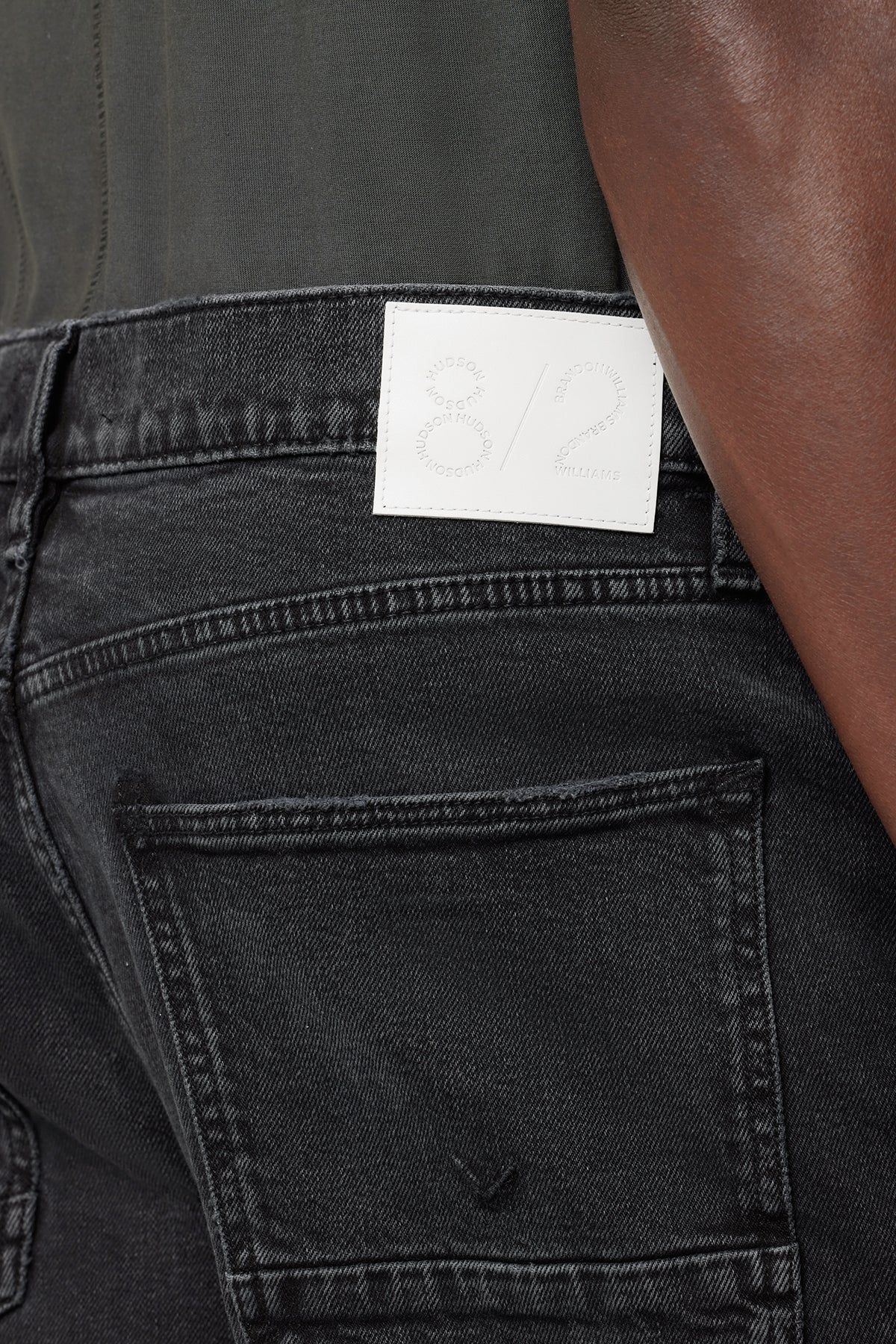 Hudson x Brandon Williams Jackson Straight Leg Crop Jean sold by Hudson Jeans product image thumbnail 4