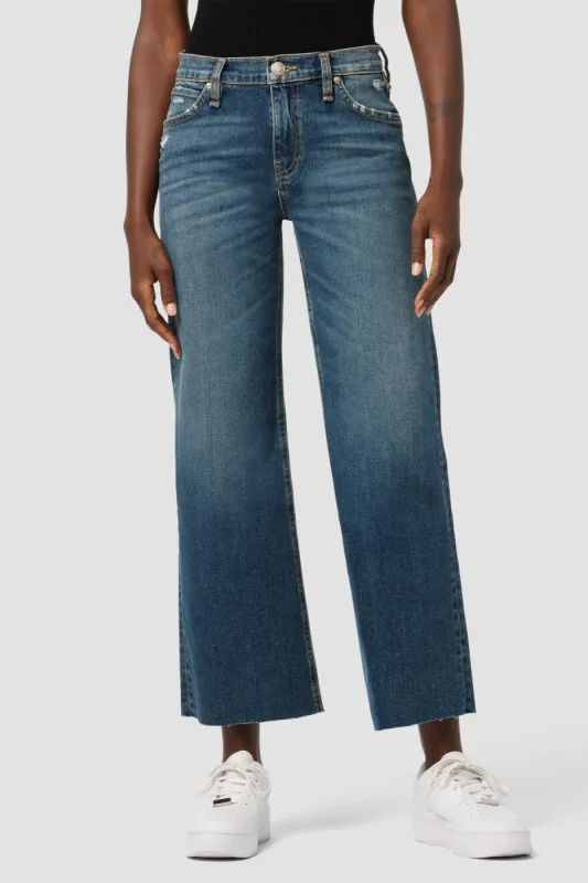 Rosie High-Rise Wide Leg Ankle Jean sold by Hudson Jeans