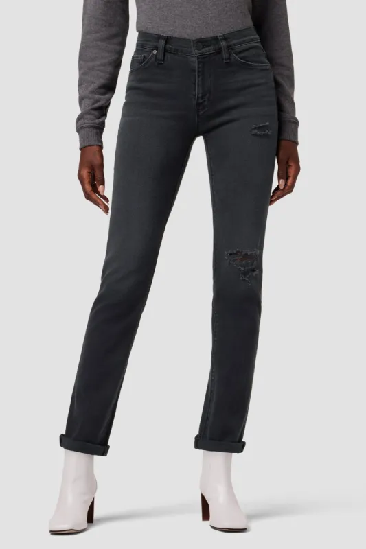 Nico Mid-Rise Straight Leg Ankle Jean sold by Hudson Jeans