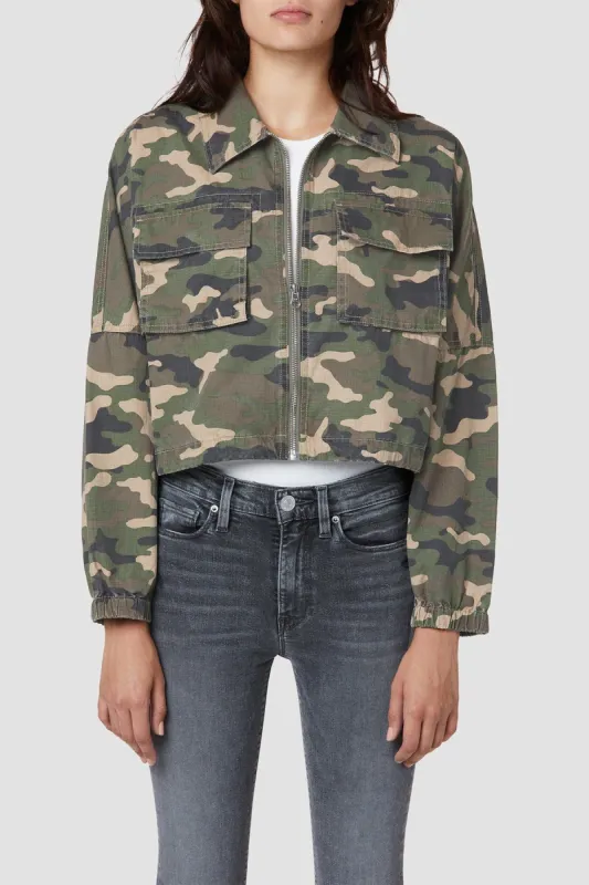 Cropped Military Anorak sold by Hudson Jeans