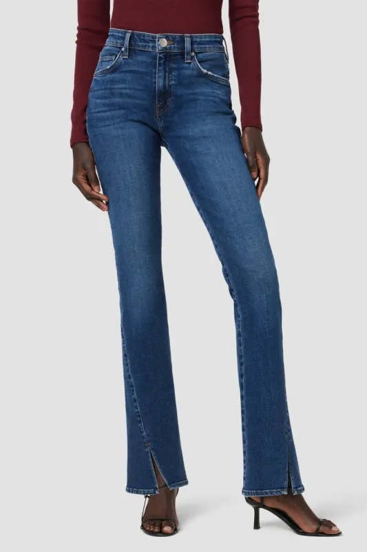 Barbara High-Rise Baby Bootcut Jean w/ Split Hem sold by Hudson Jeans