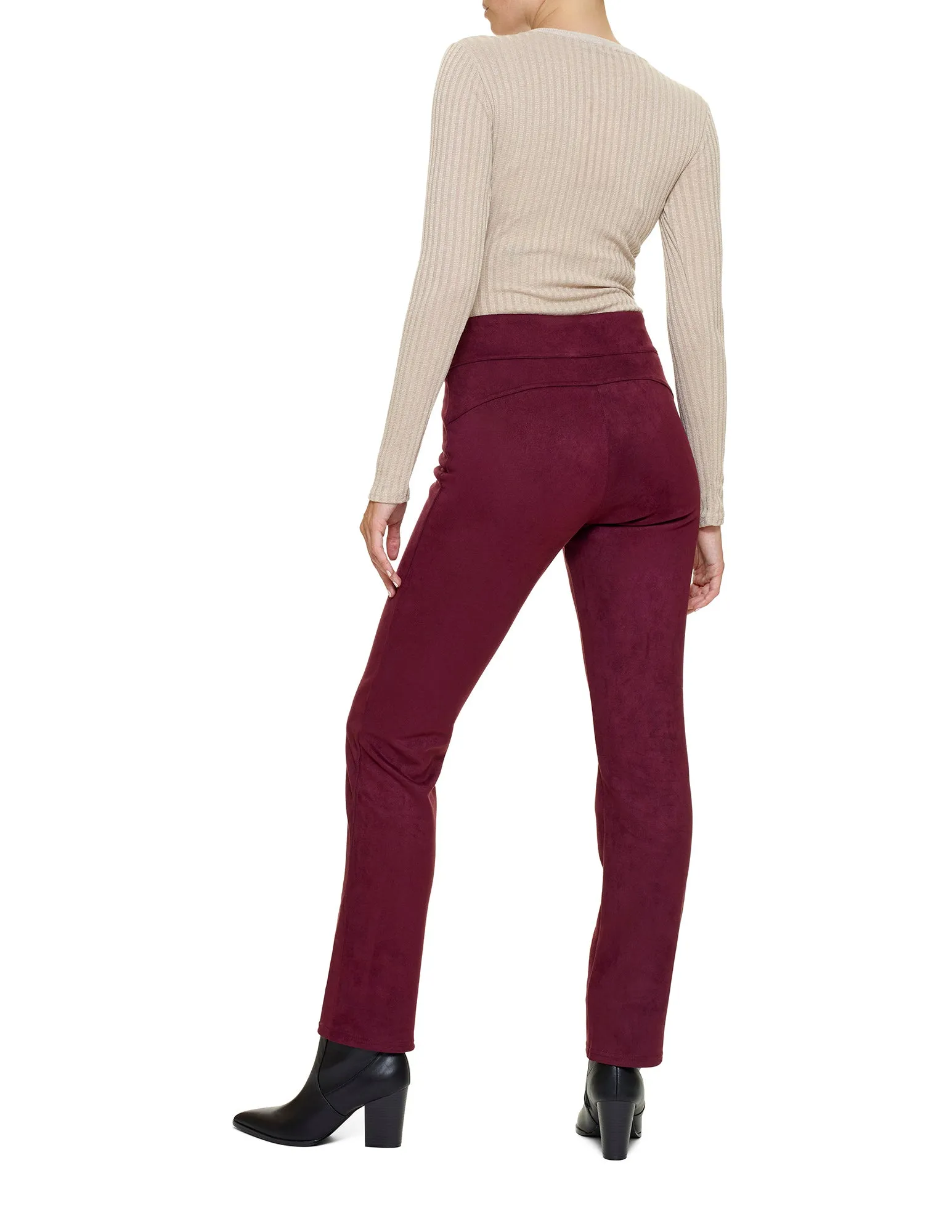 Hi-Rise Suede Straight Leg Legging sold by HUE product image thumbnail 3