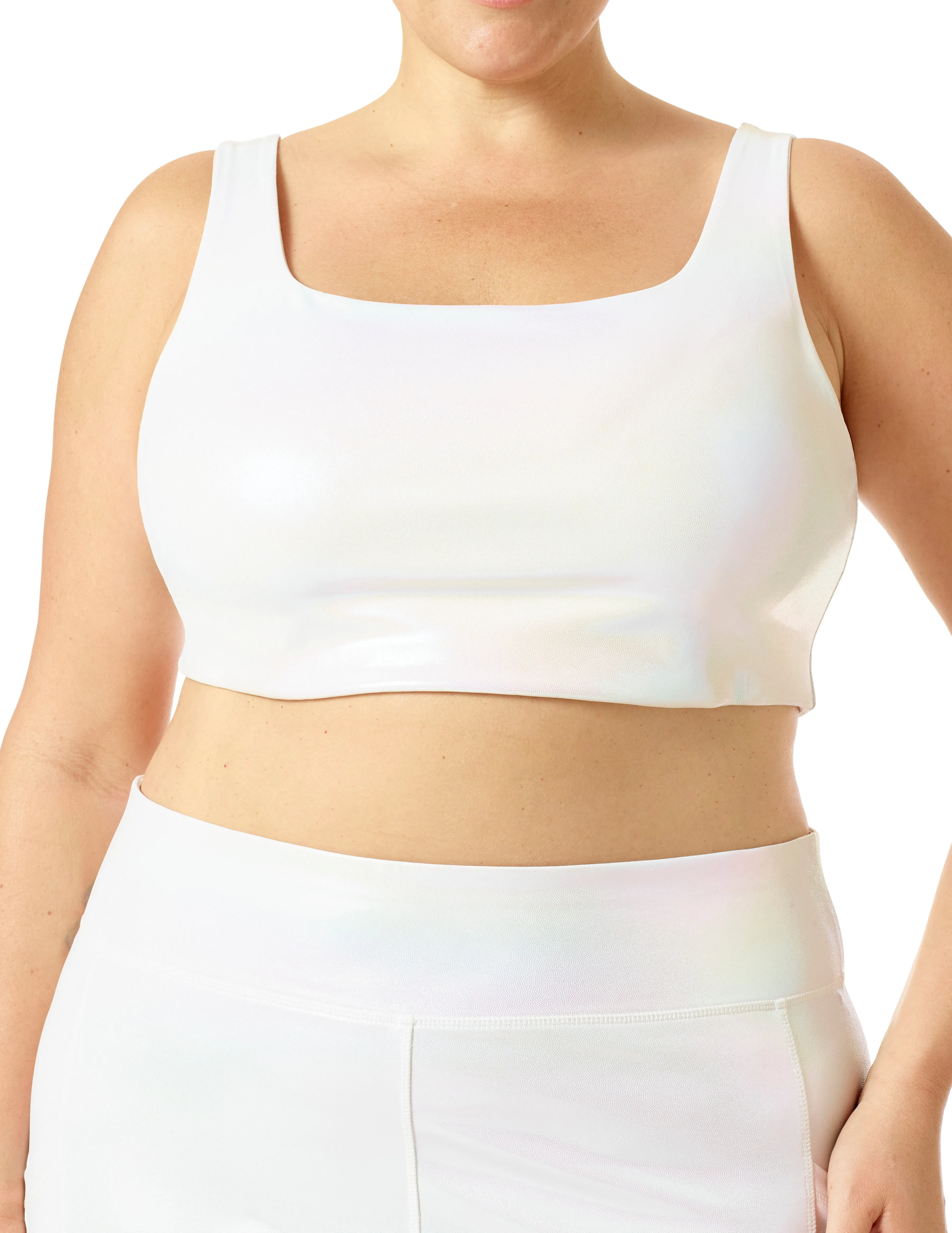 Cropped Full Back Tank Top sold by HUE product image thumbnail 4