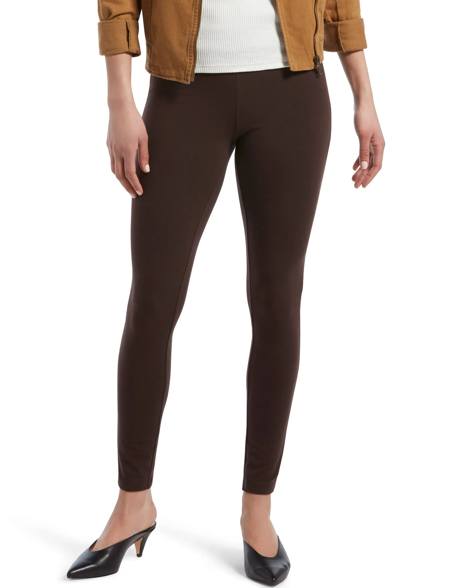 Wide Waistband Blackout Cotton Leggings sold by HUE