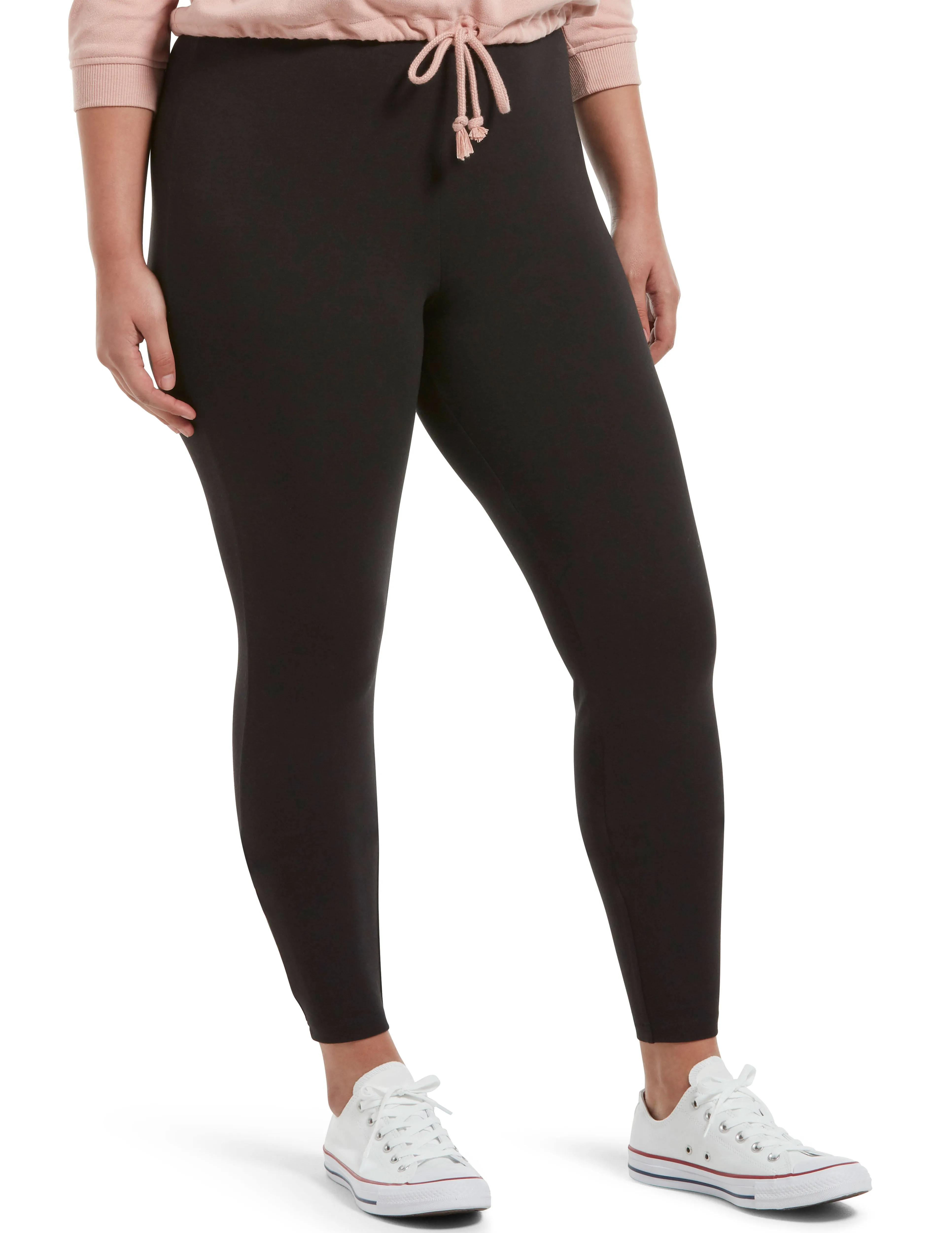Wide Waistband Blackout Cotton Leggings sold by HUE product image thumbnail 3