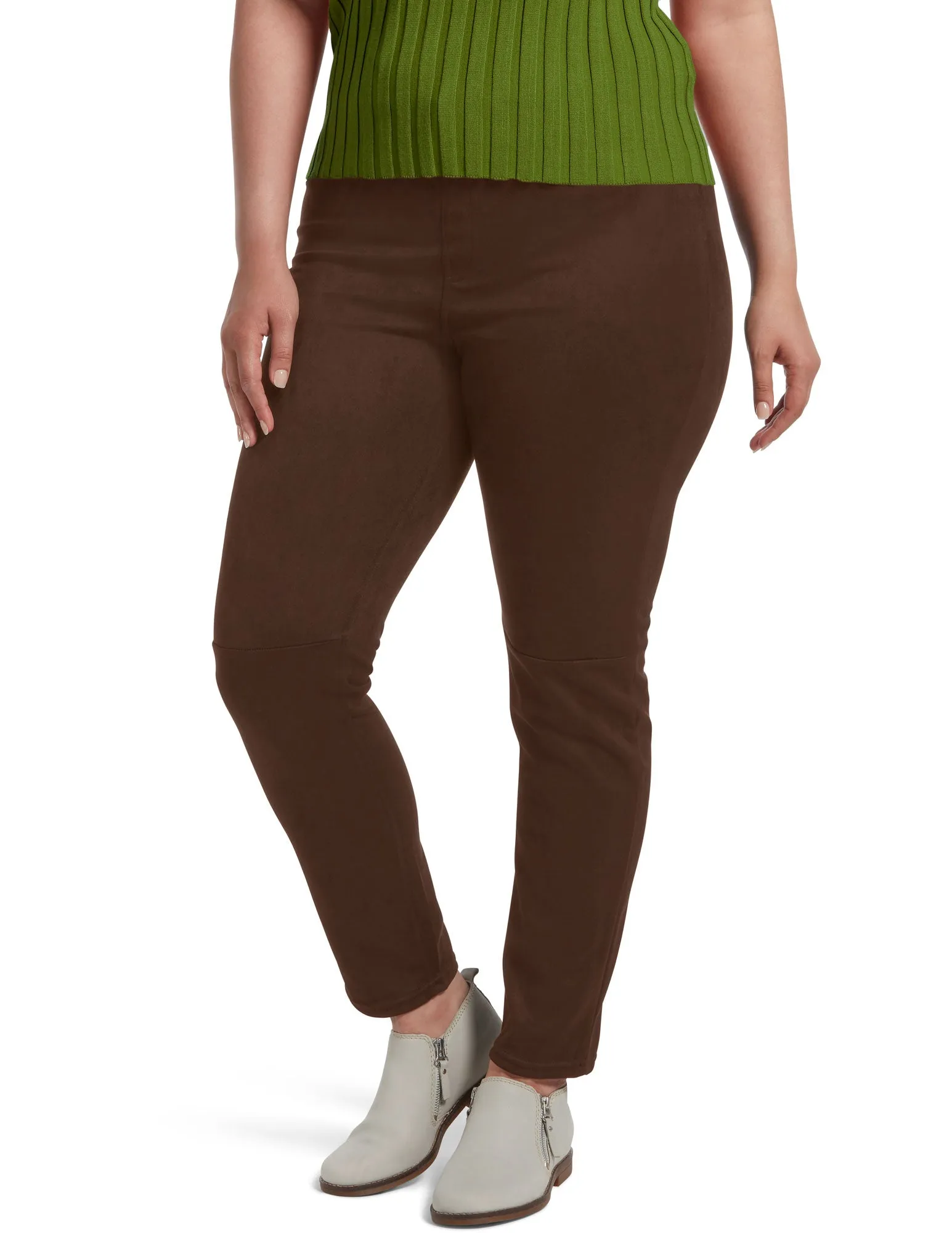 Microsueded Straight Leg Leggings sold by HUE