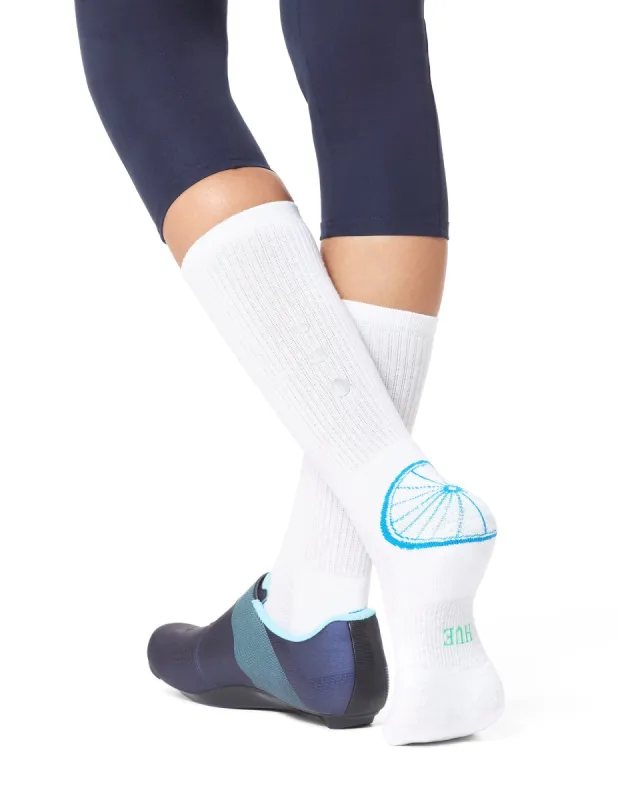 Eco Sport Cycling Crew Sock 2 Pair Pack sold by HUE