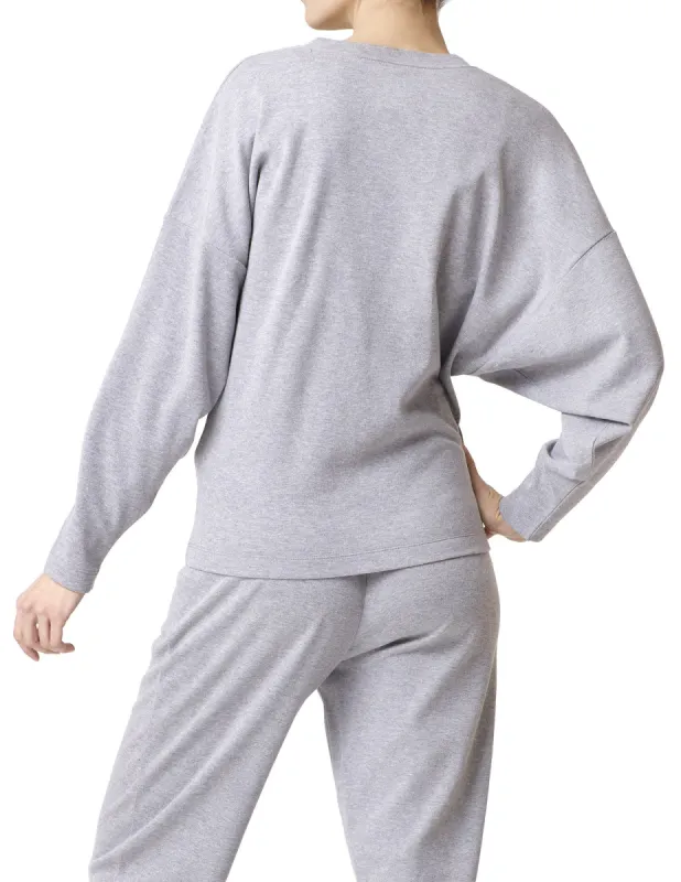 Wear Ever U R V Neck Long Sleeve Dolman Tee sold by HUE