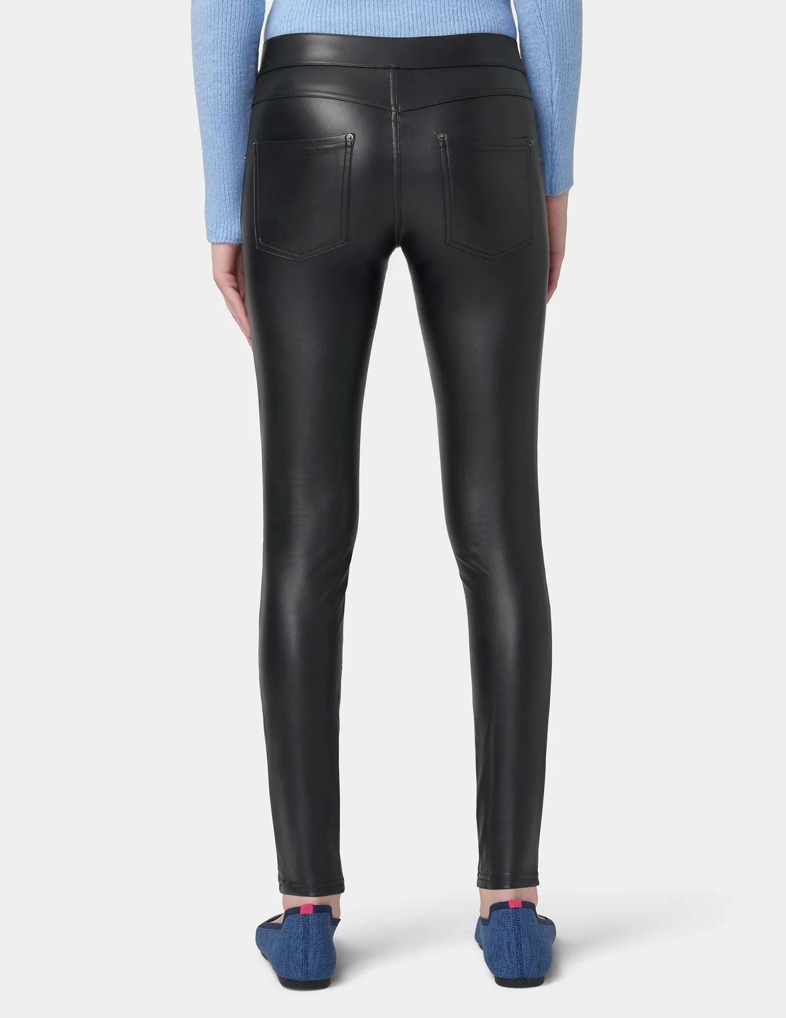 Leatherette Leggings sold by HUE product image thumbnail 3