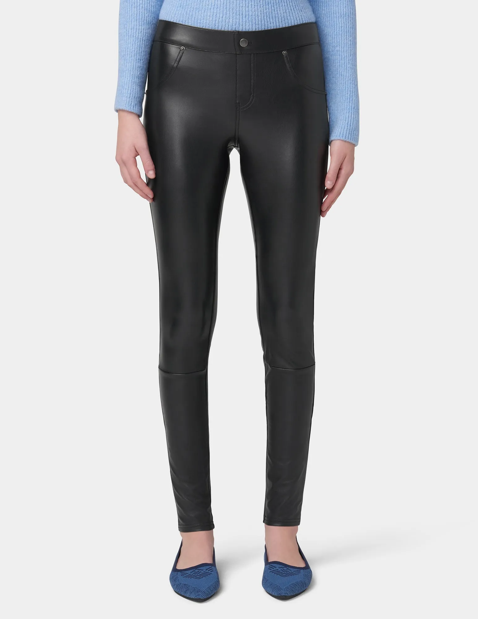 Leatherette Leggings sold by HUE product image thumbnail 2