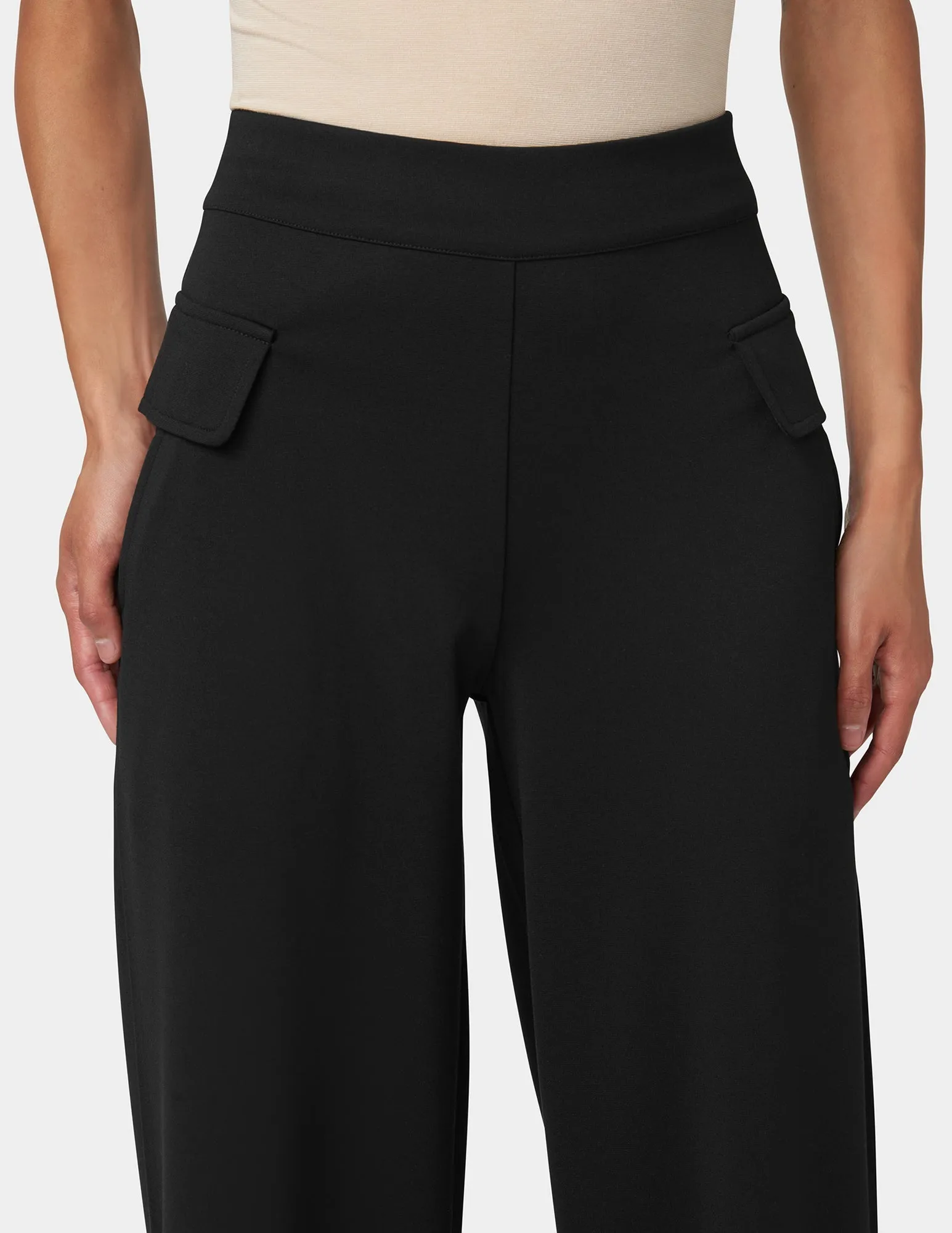 Ponte Wide Leg Pant sold by HUE product image thumbnail 5