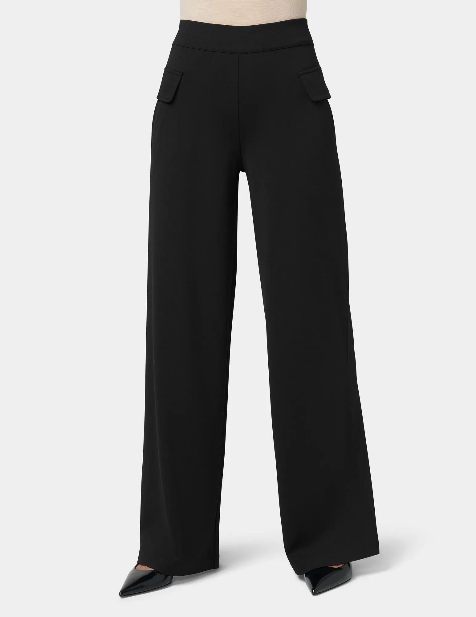 Ponte Wide Leg Pant sold by HUE product image thumbnail 2