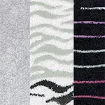 Cozy Velour Sock 3 Pair Pack One Size sold by HUE product image thumbnail 2
