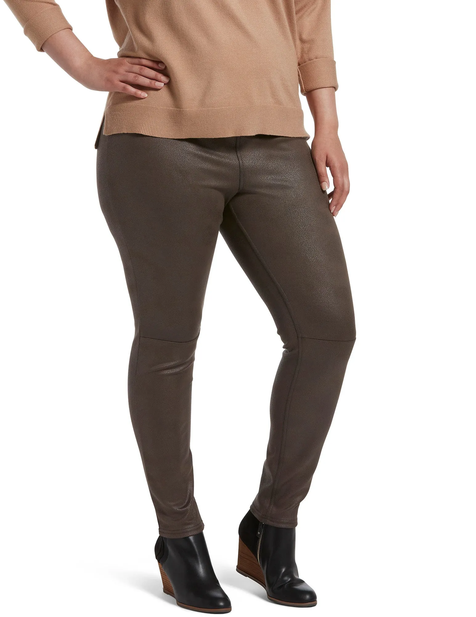 Textured Microsuede Leggings sold by HUE product image thumbnail 2