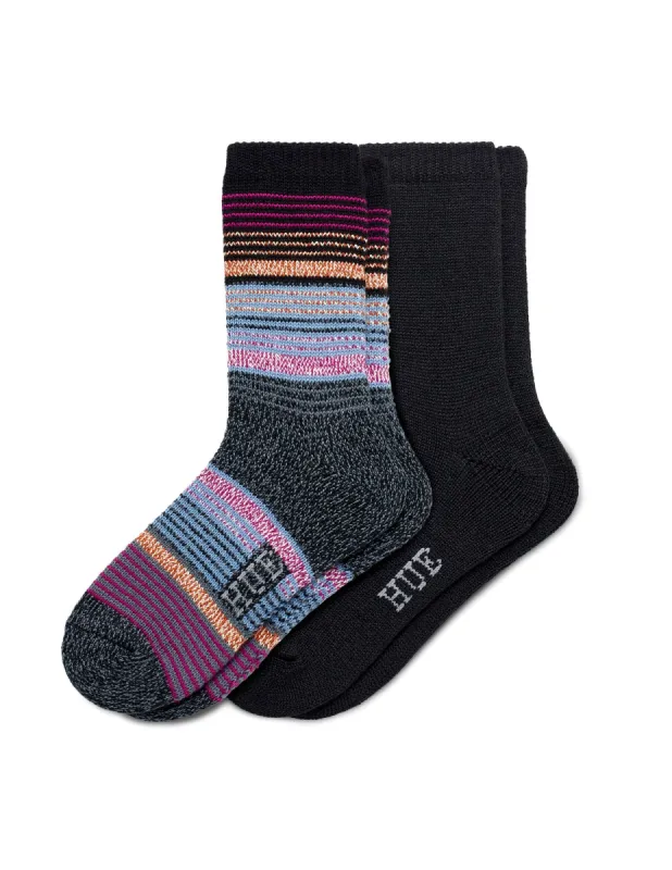 Twist Stripe Boot Sock 2 Pair Pack sold by HUE