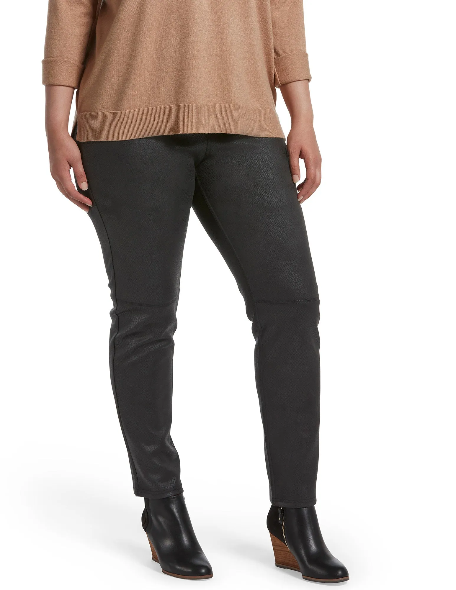 Textured Microsuede Leggings sold by HUE