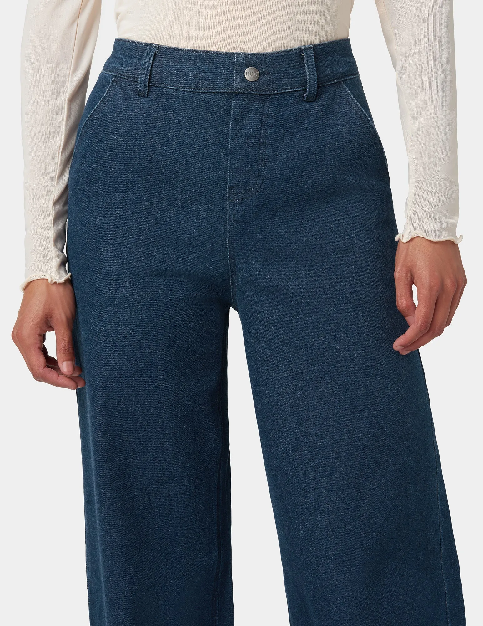 Olivia Wide Leg Denim Pant sold by HUE product image thumbnail 5