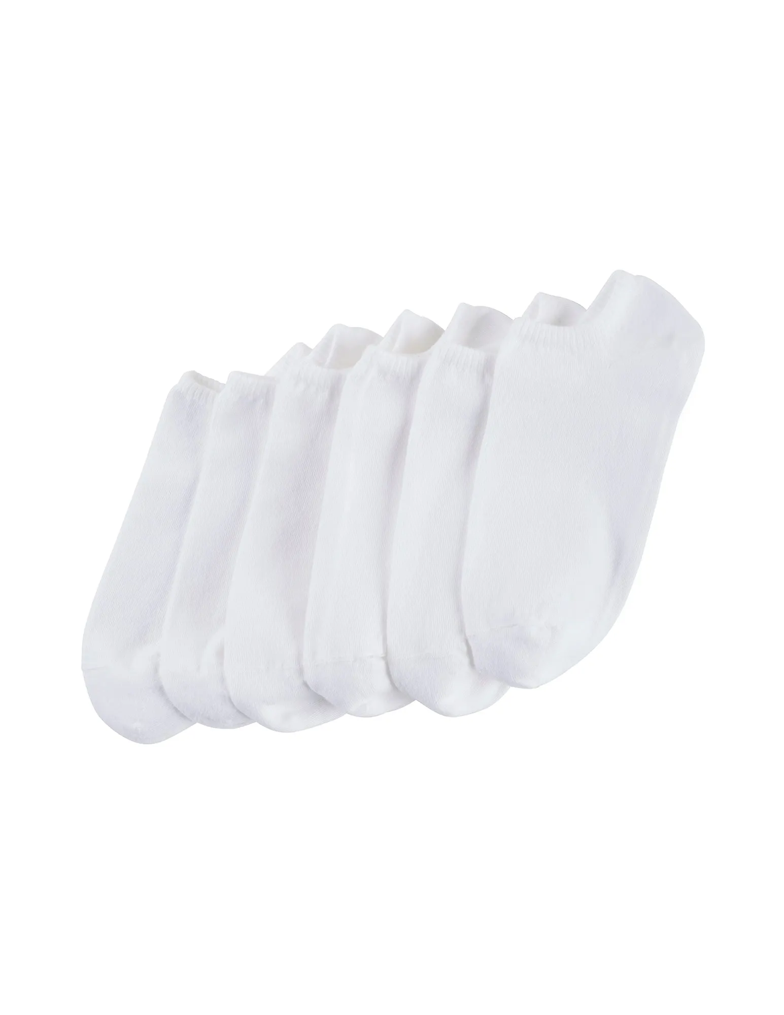 Cotton No Show Liner Socks 6 pack sold by HUE