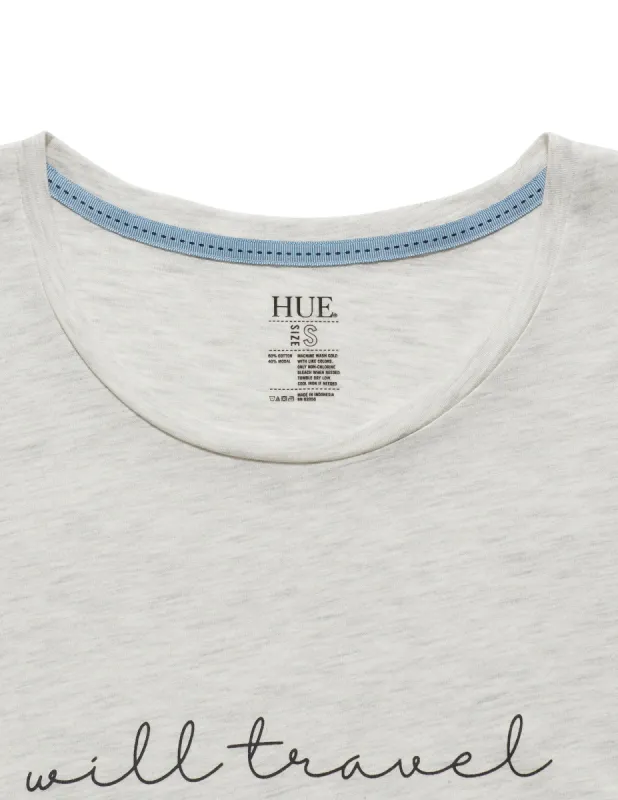 Will Travel Short Sleeve Tee sold by HUE