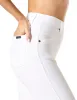 Hi-Rise Ultra Soft Denim Capri Legging sold by HUE