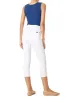 Hi-Rise Ultra Soft Denim Capri Legging sold by HUE