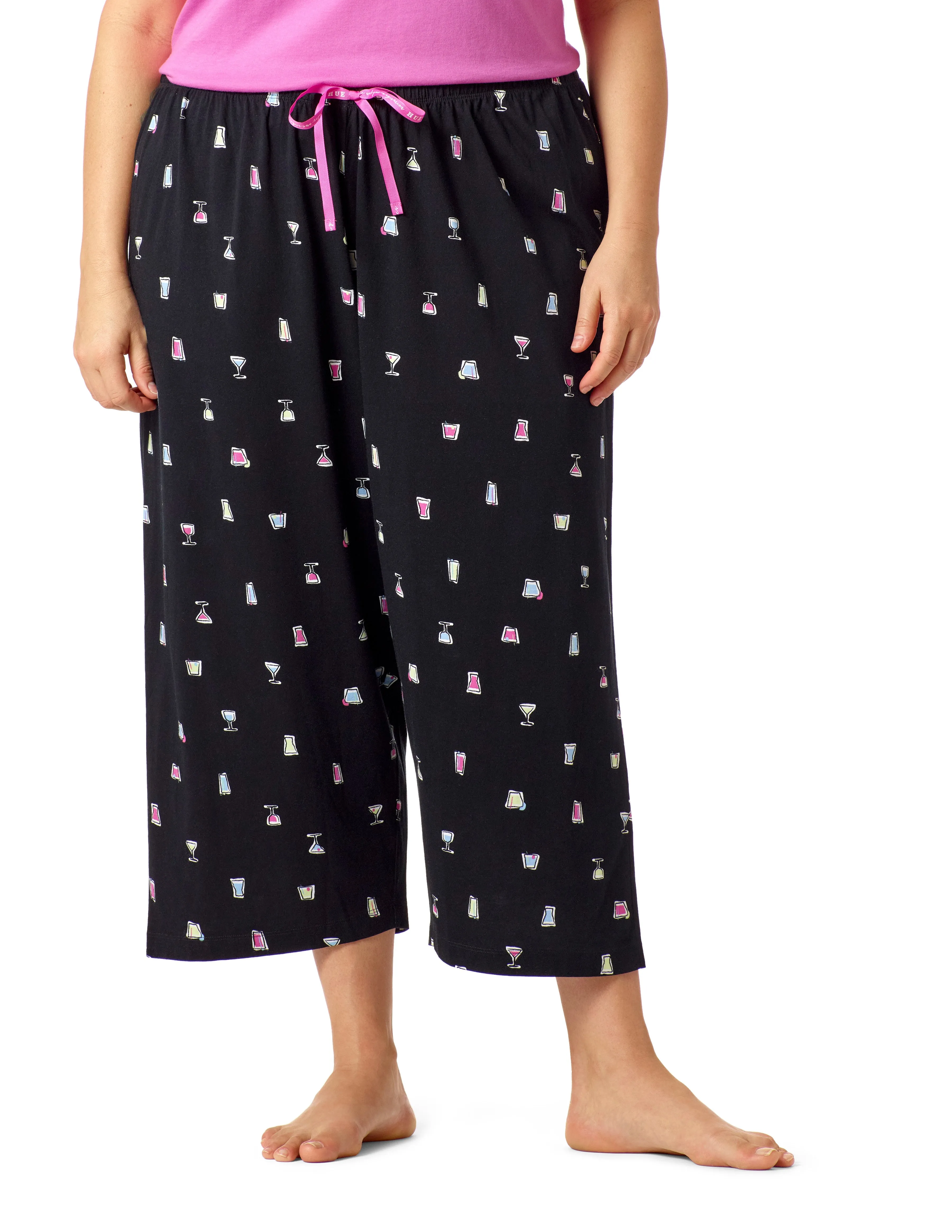 SleepWell Night Cap Capri Pajama Pant sold by HUE product image thumbnail 4