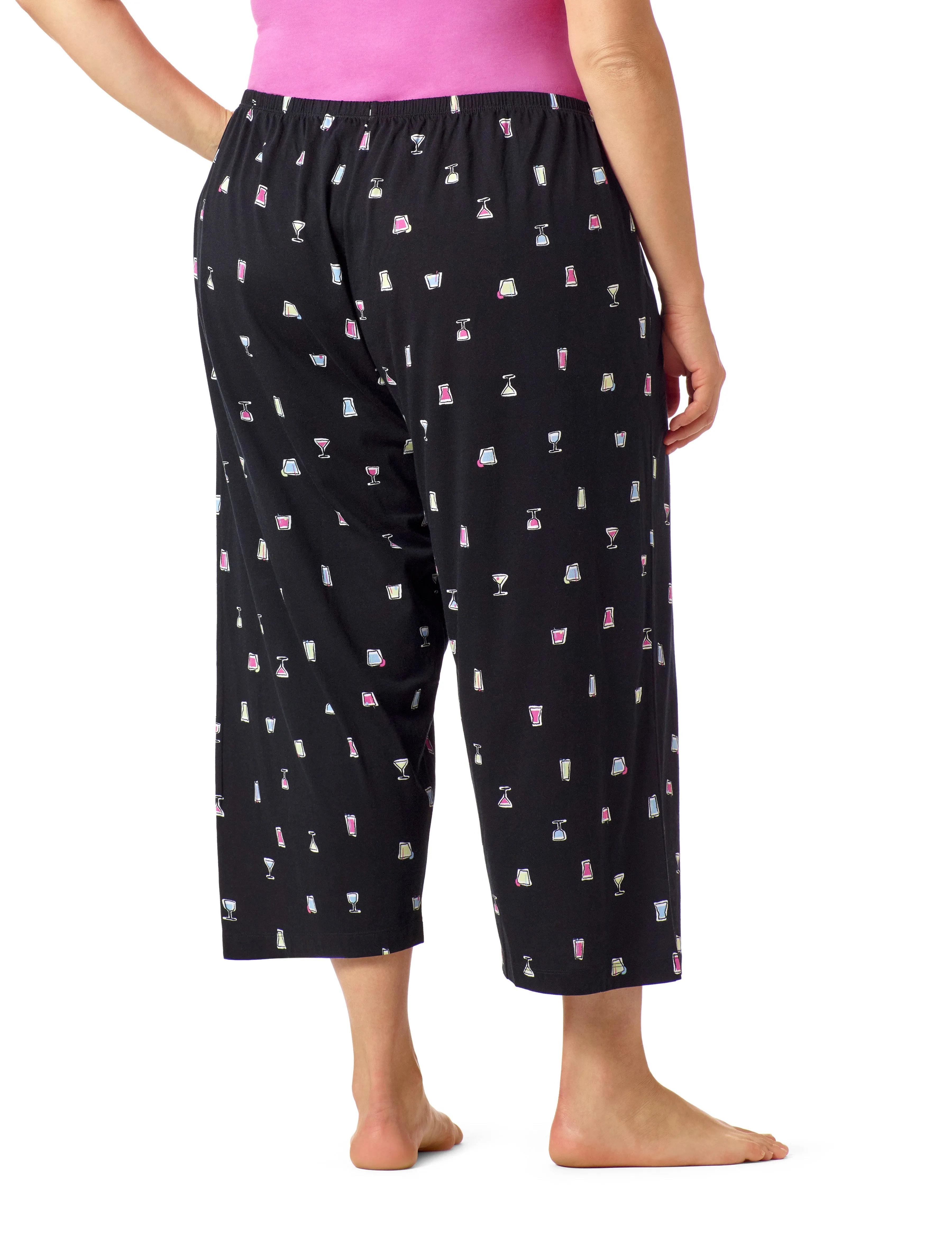 SleepWell Night Cap Capri Pajama Pant sold by HUE product image thumbnail 5