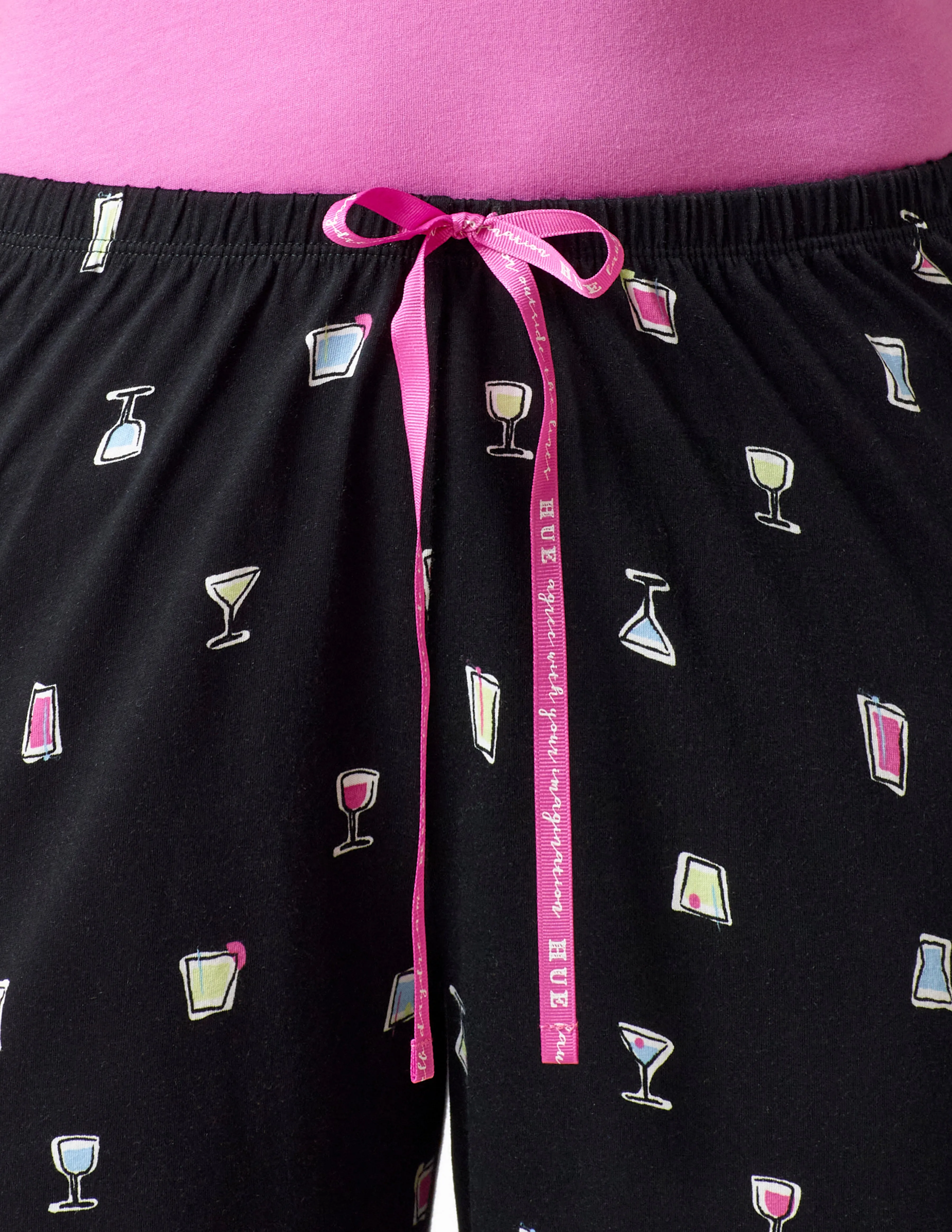 SleepWell Night Cap Capri Pajama Pant sold by HUE product image thumbnail 3