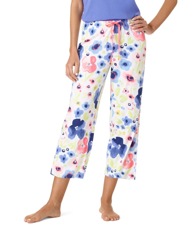 Josie's Floral Capri PJ Pant sold by HUE