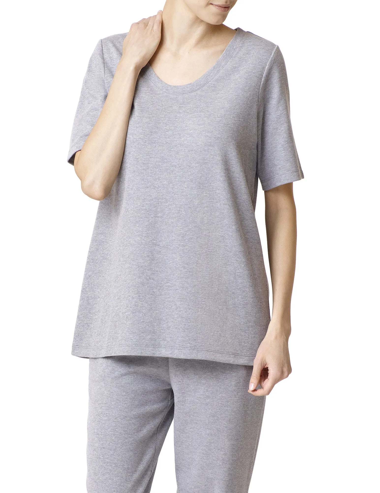 Wear Ever U R Elbow Sleeve U Neck Tee sold by HUE product image thumbnail 2