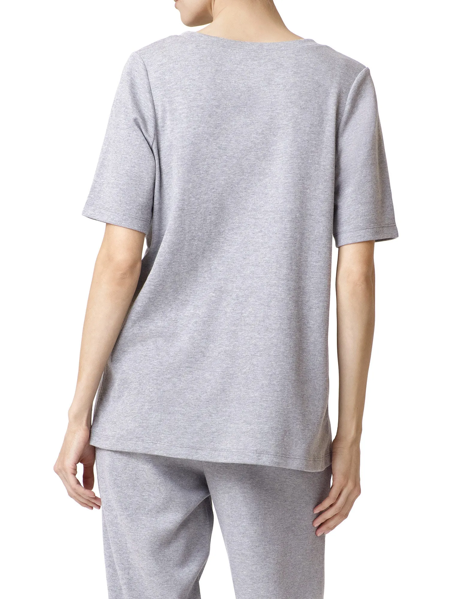 Wear Ever U R Elbow Sleeve U Neck Tee sold by HUE product image thumbnail 3