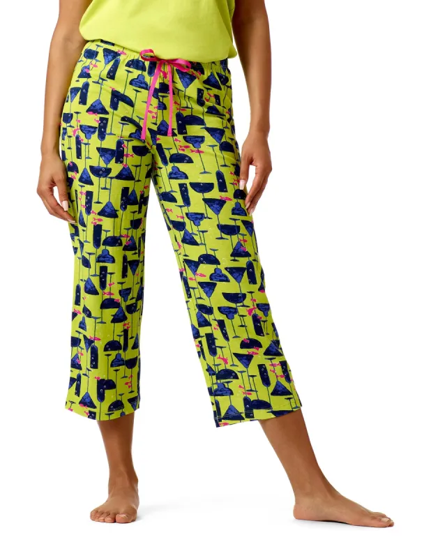 Hue Women's Sipping With Fishes Pj Capri sold by HUE