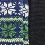 Multi Snowflake Boot Sock 2 Pair Pack sold by HUE product image thumbnail 2