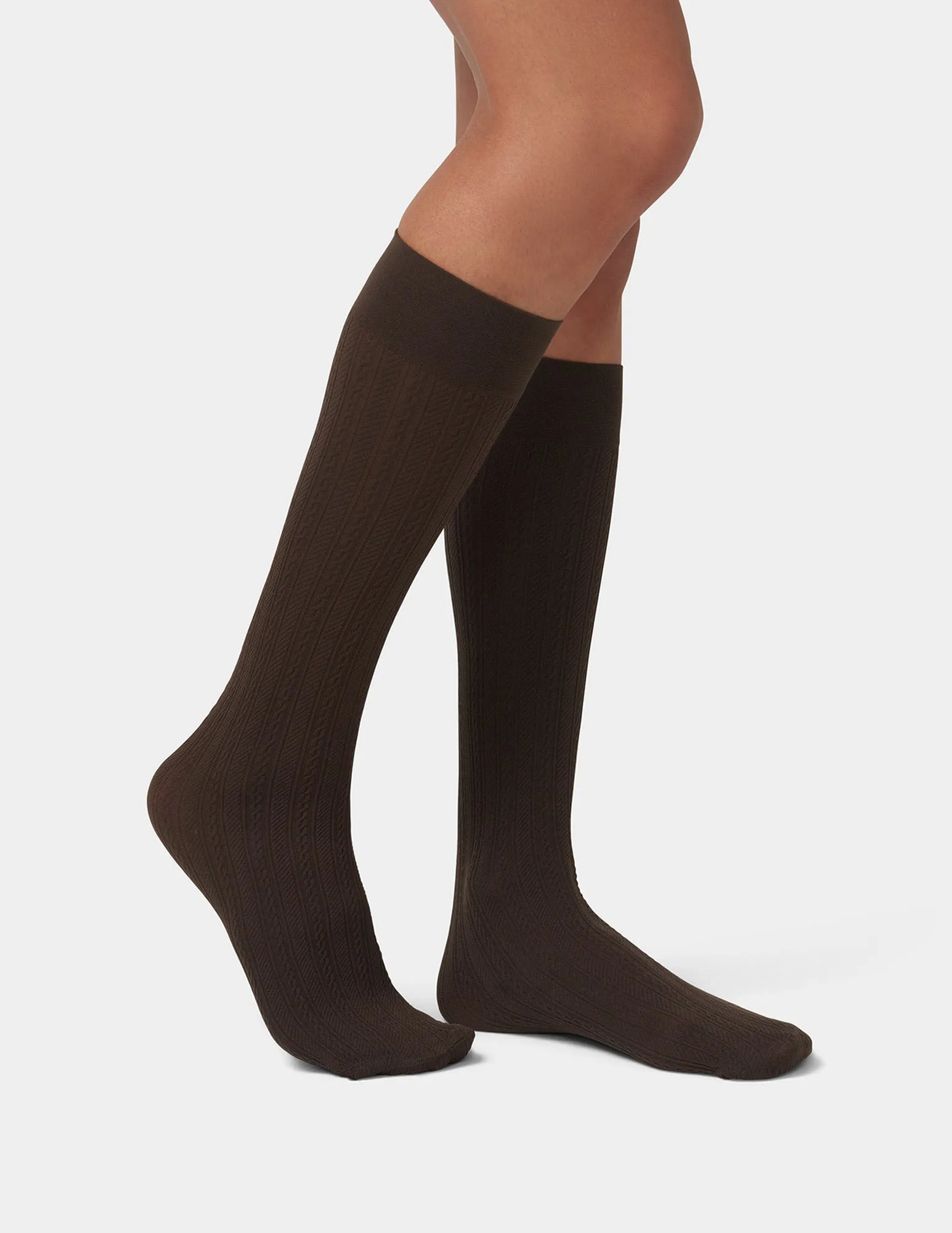 Cable Knee High sold by HUE